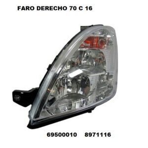 FARO DELANTERO  DRECHO 70 C 16  69500010